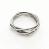Anillo de plata hilo vueltas - Imagen 4