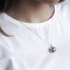 Colgante de plata cascabel - Imagen 2